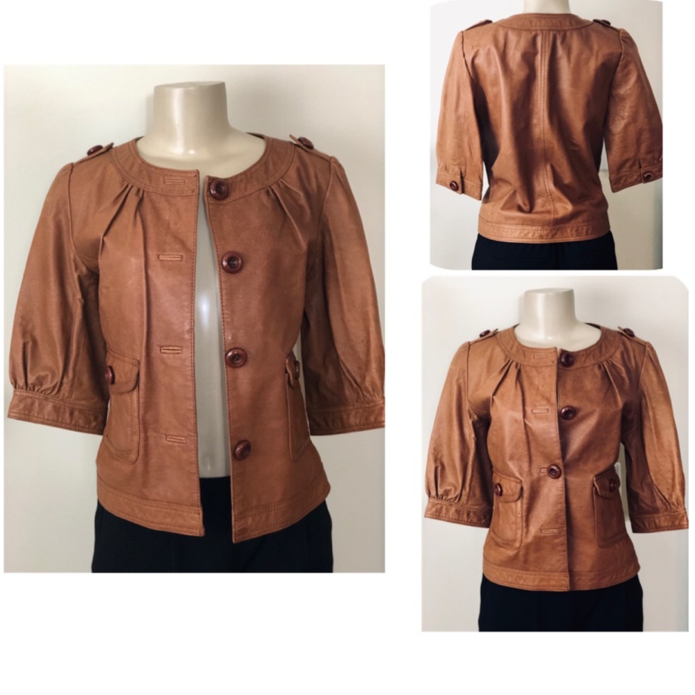 VTG MISS ME COUTURE VINTAGE LEATHER JACKET SZ M
